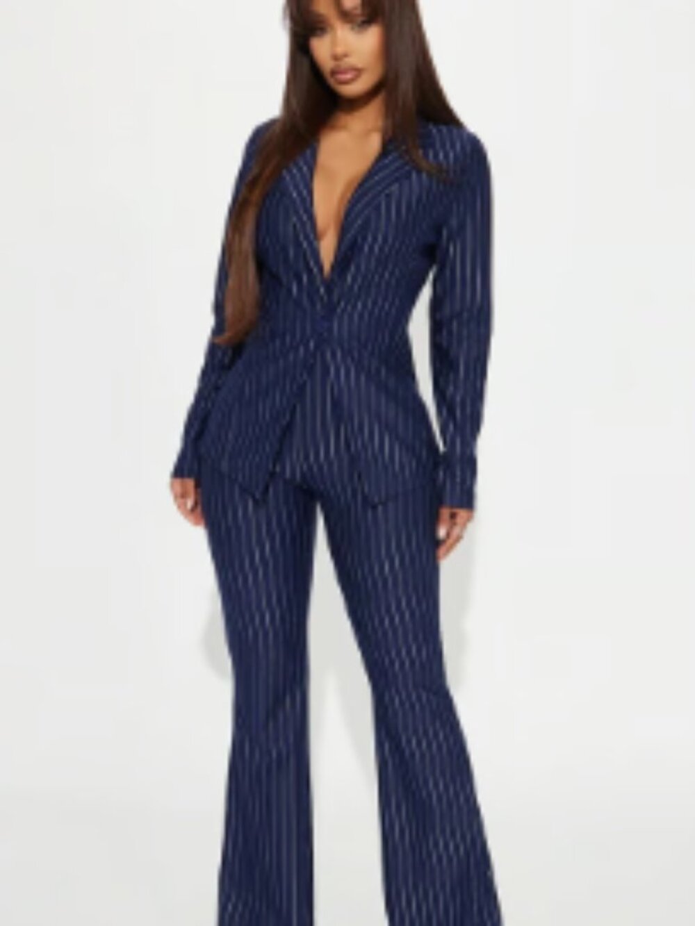 Fashion Nova Meeting Prep Blazer And Pant Set
